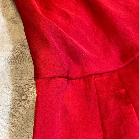 DKNY Red Silk Dancing Dress 4 - Picture 8 of 10